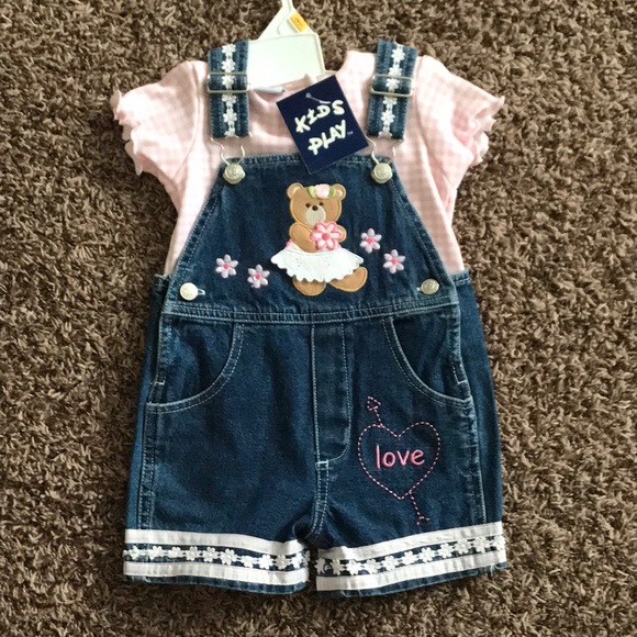 12 month overalls girl